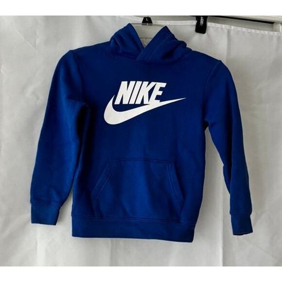 Nike Kids Blue Pullover Hoodie | Size Small 5-6Y - Picture 8 of 14